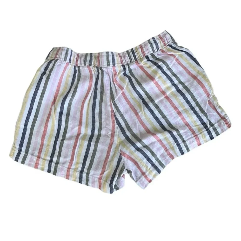 Old Navy Linen-Blend Striped Shorts – Girls Size XXL (18)